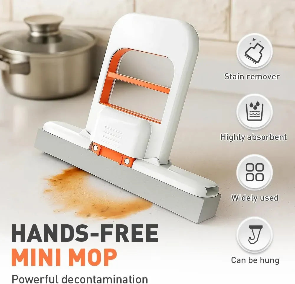 Portable Mini Mop | Self Squeeze Cleaning Mop for Home