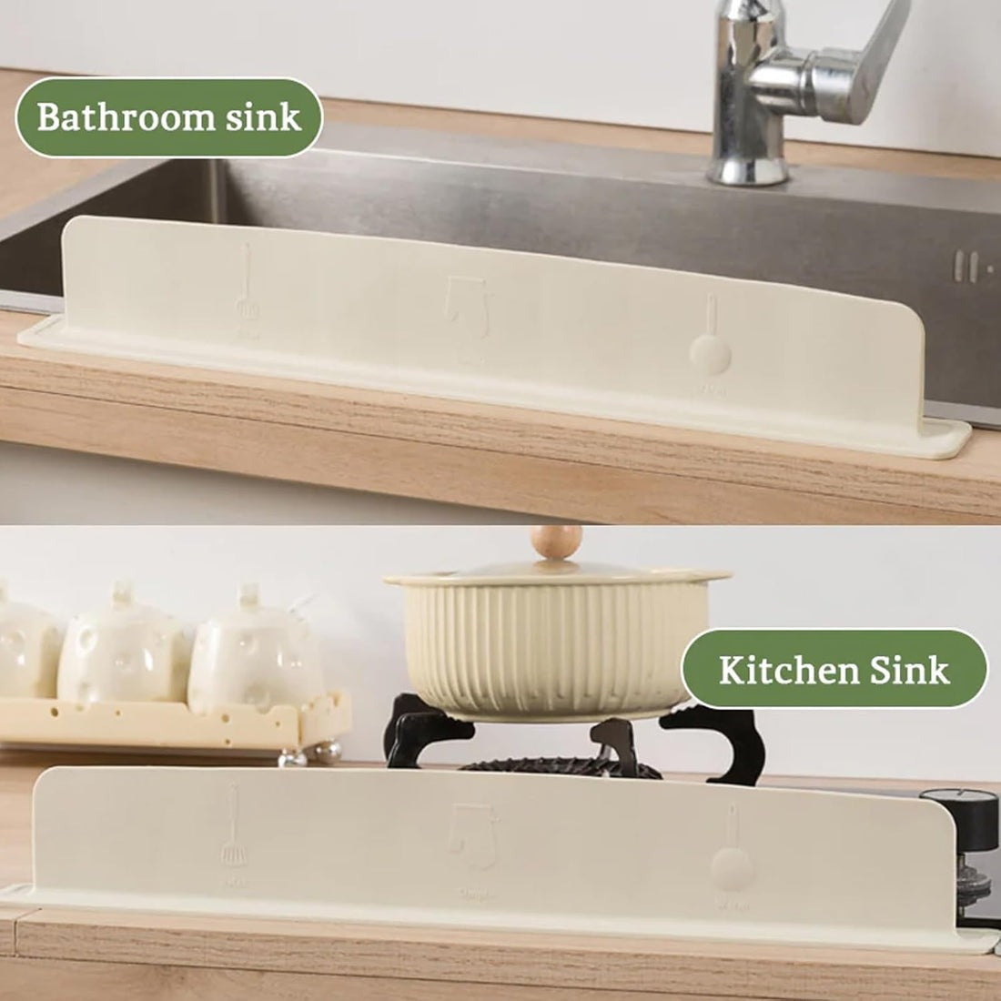 Silicone Sink Splash Guard | Waterproof Faucet Splash Guard